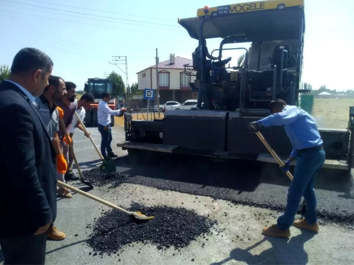 Erciş Belediyesinden asfaltlama çalışması