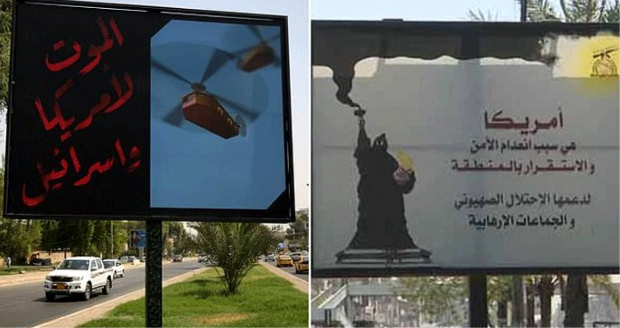 Irak\'ta "ABD ve İsrail\'e ölüm" mesajları paylaşıldı!