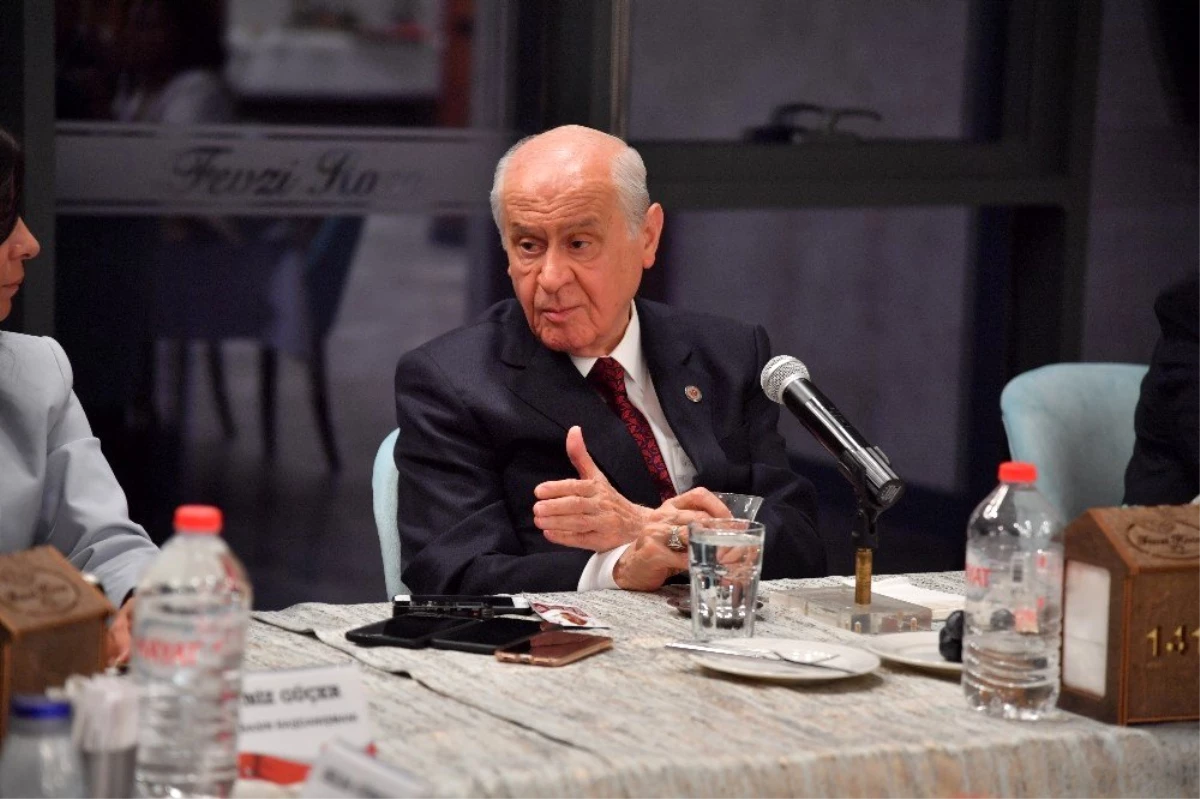 MHP Genel Başkanı Bahçeli\'den "Susamam"a tepki