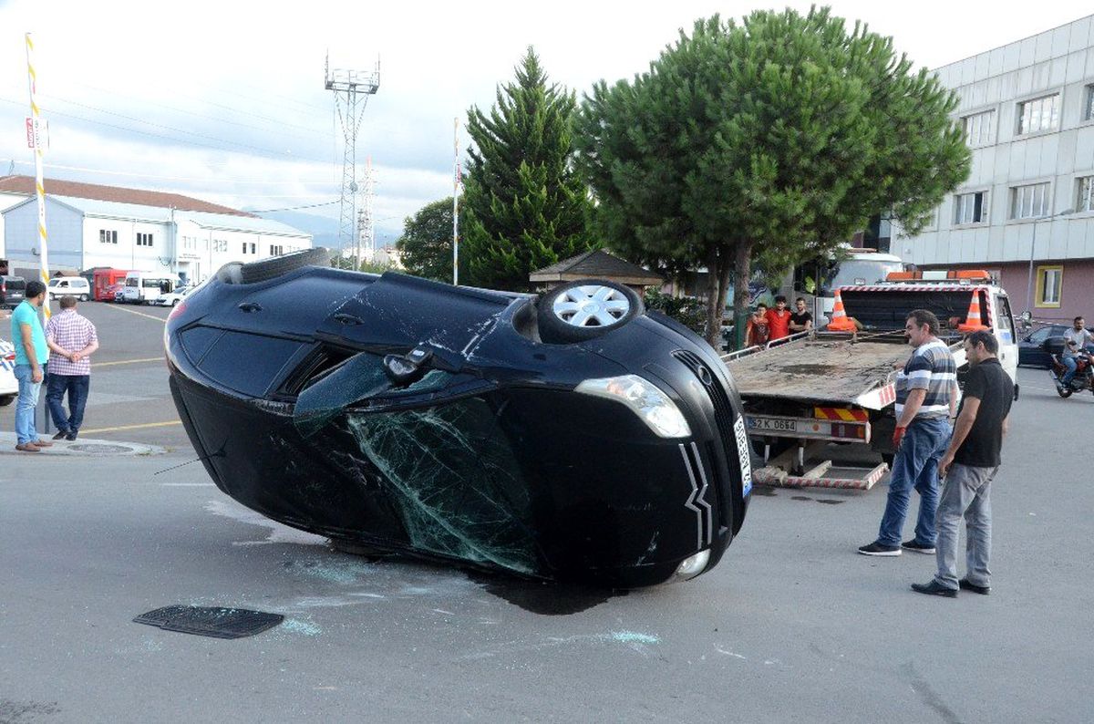 Ordu\'da trafik kazası: 2 yaralı
