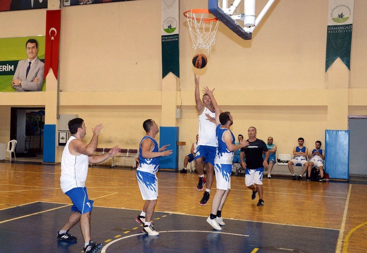 Osmangazi\'de basketbol heyecanı