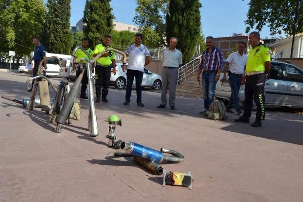 Salıhli\'de egzoz denetimi