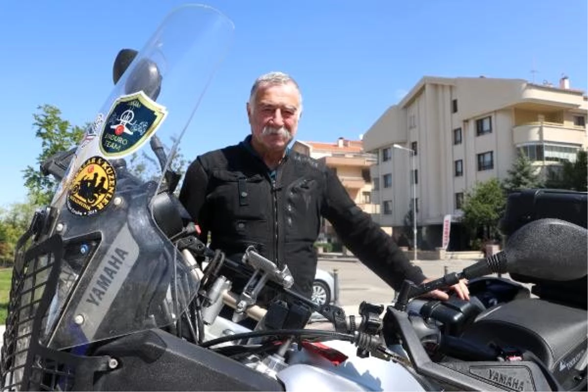 67 yaşında, motosikletle 81 ili gezecek