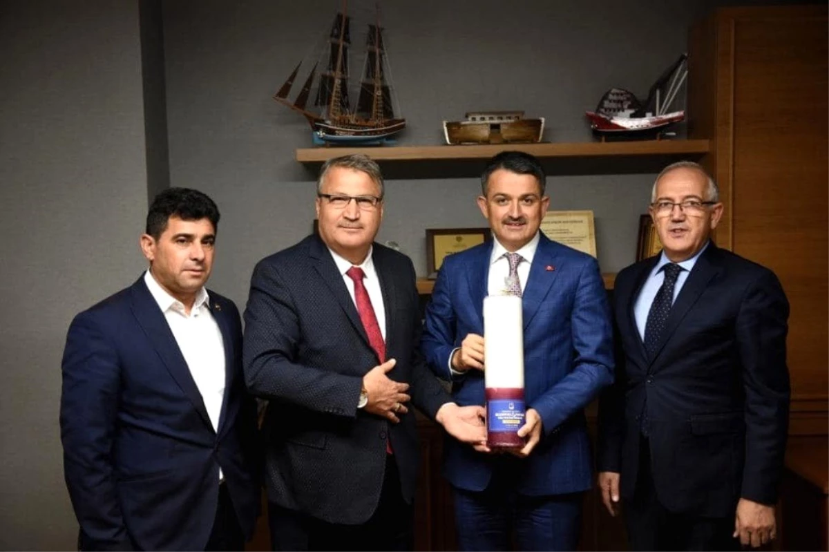 Başkan Çerçi başkentte Yuntdağı güreşlerine davet etti