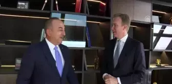 Çavuşoğlu, Dünya Ekonomik Forumu Başkanı Brende'yi kabul etti