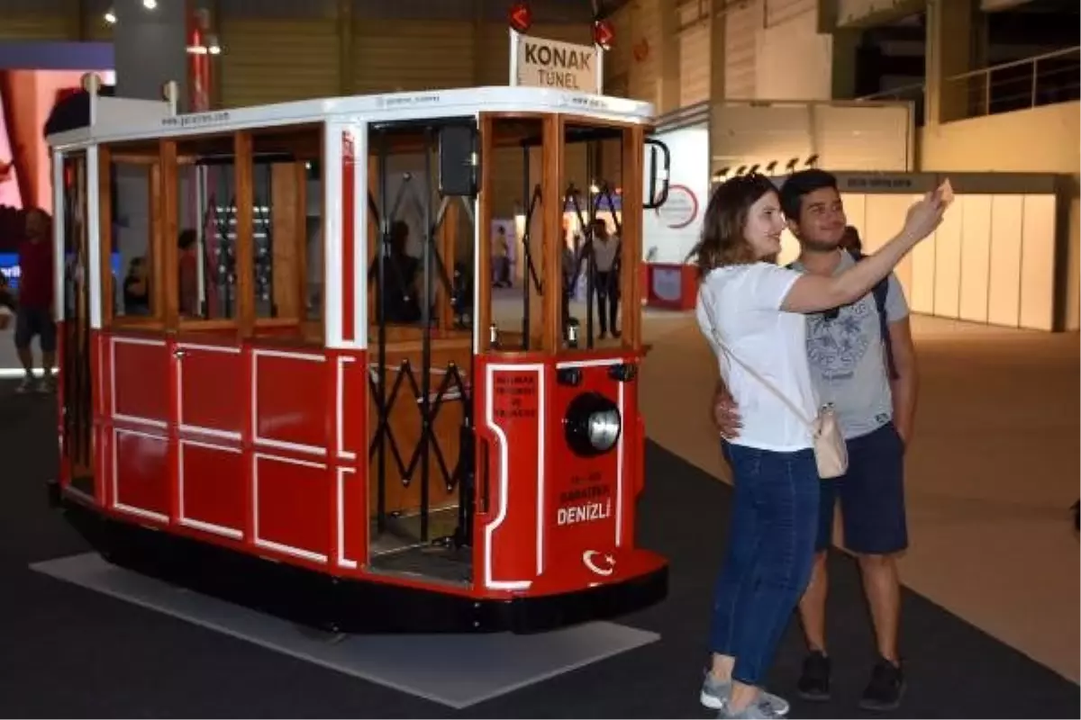 Fuarda elektrikli tramvay ve trenlere ilgi