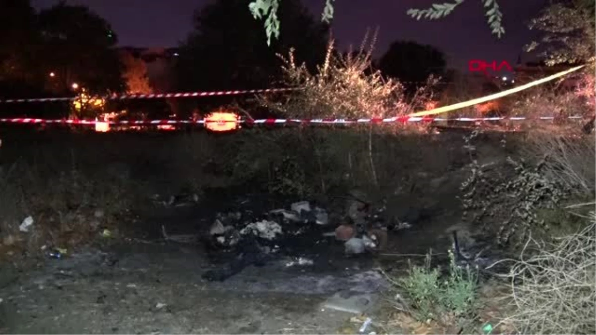 Gaziosmanpaşa\'da yanan çadırda erkek cesedi bulundu