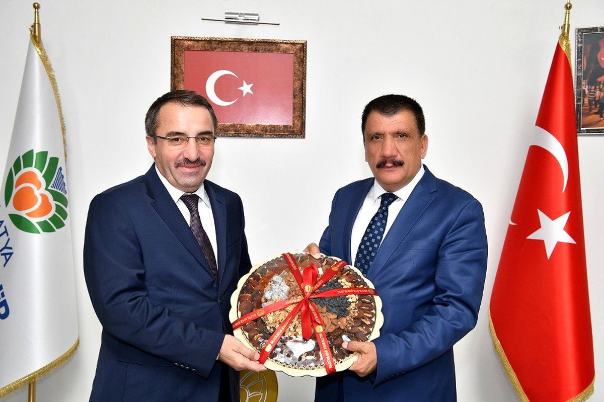 Kamu Hastaneleri Genel Müdürü Ataseven\'den Başkan Gürkan\'a ziyaret