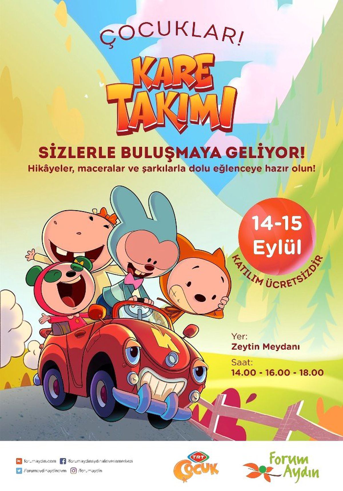 Kare Takımı, Forum Aydın\'a geliyor