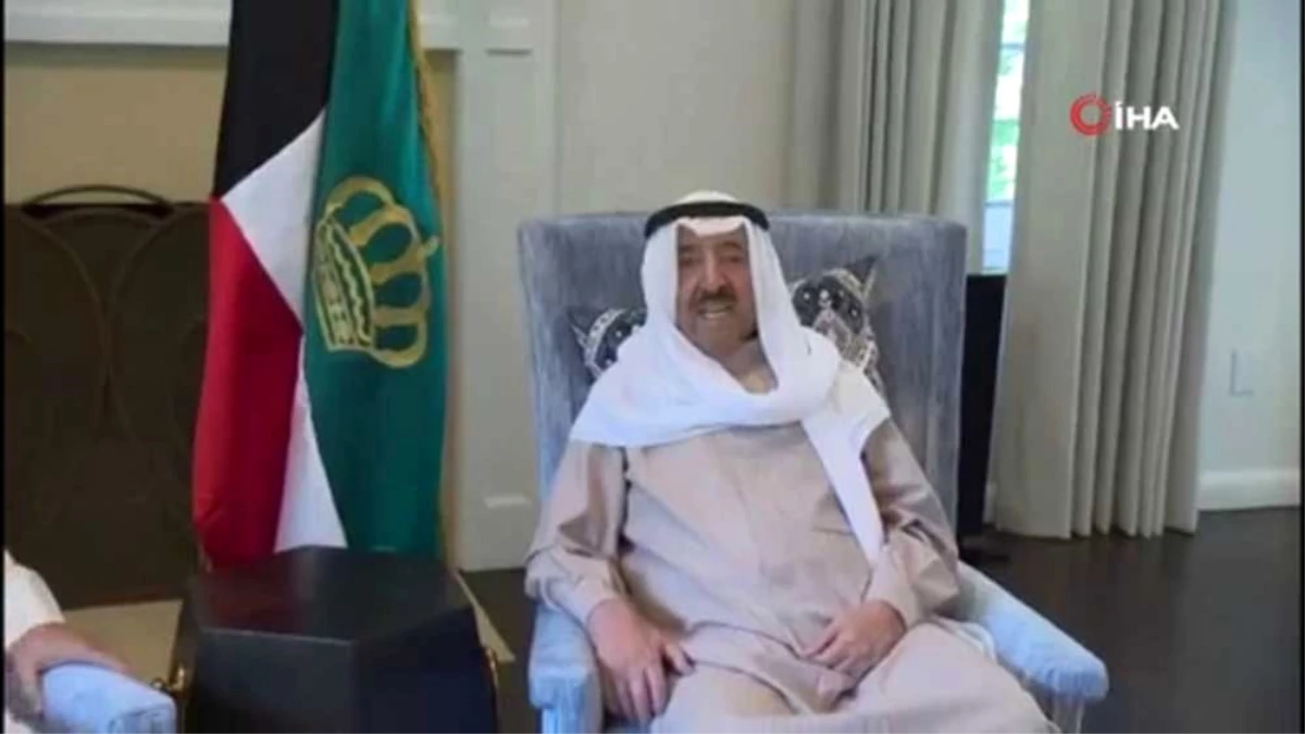 Kuveyt Emiri taburcu olmasının ardından ilk kez görüntülendi