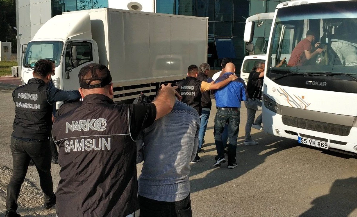 Samsun\'da uyuşturucu ticaretinden 6 tutuklama