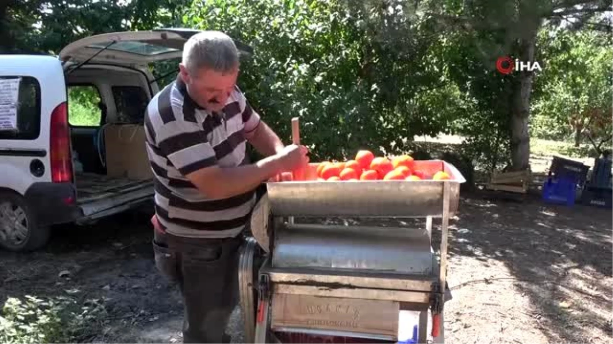 Tokatlı buluşu ile domates salçası yapımını kolaylaştırdı