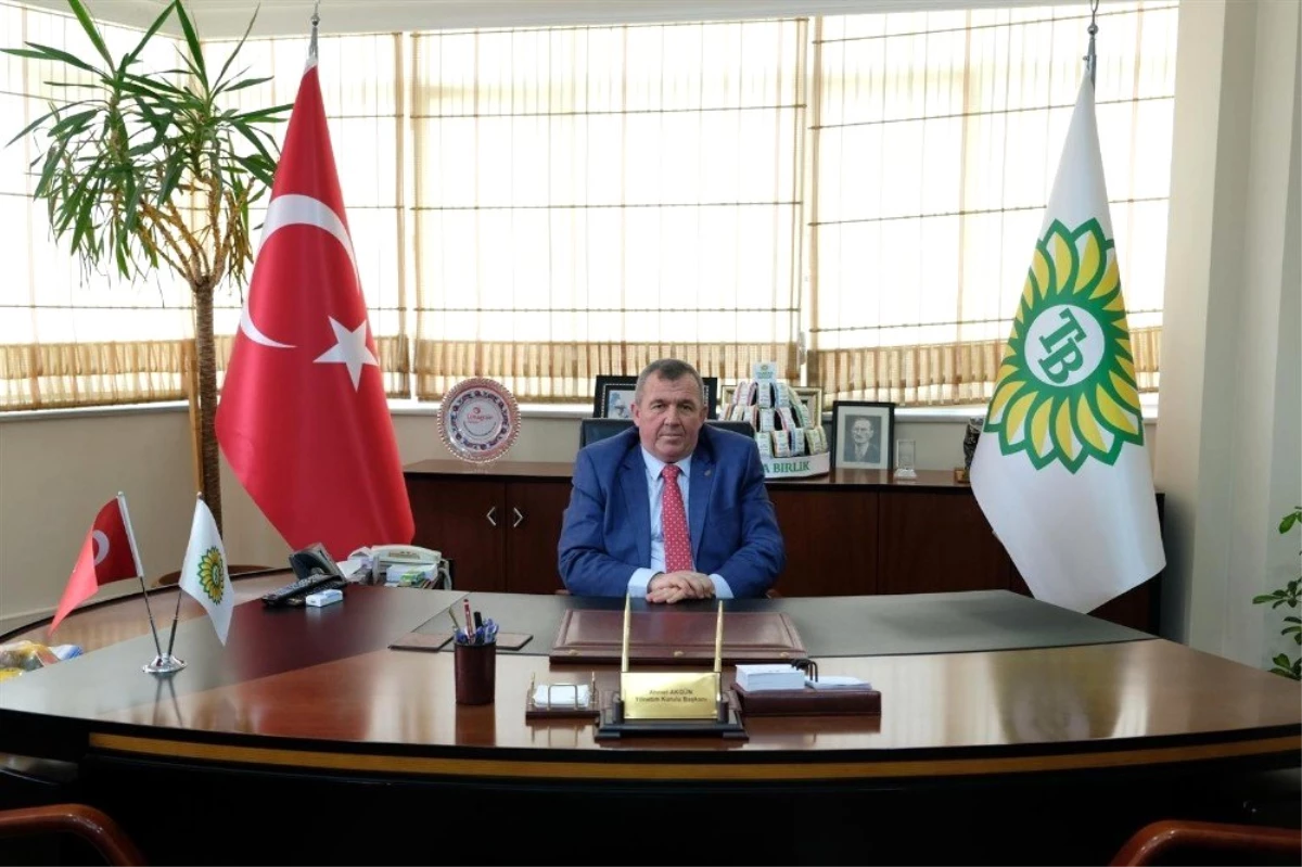 Trakya Birlik Yönetim Kurulu Başkanı Akgün: "750 bin tonun üzerinde rekolte gerçekleşeceğini...