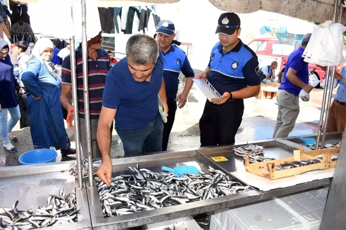 Balık tezgahları denetlendi