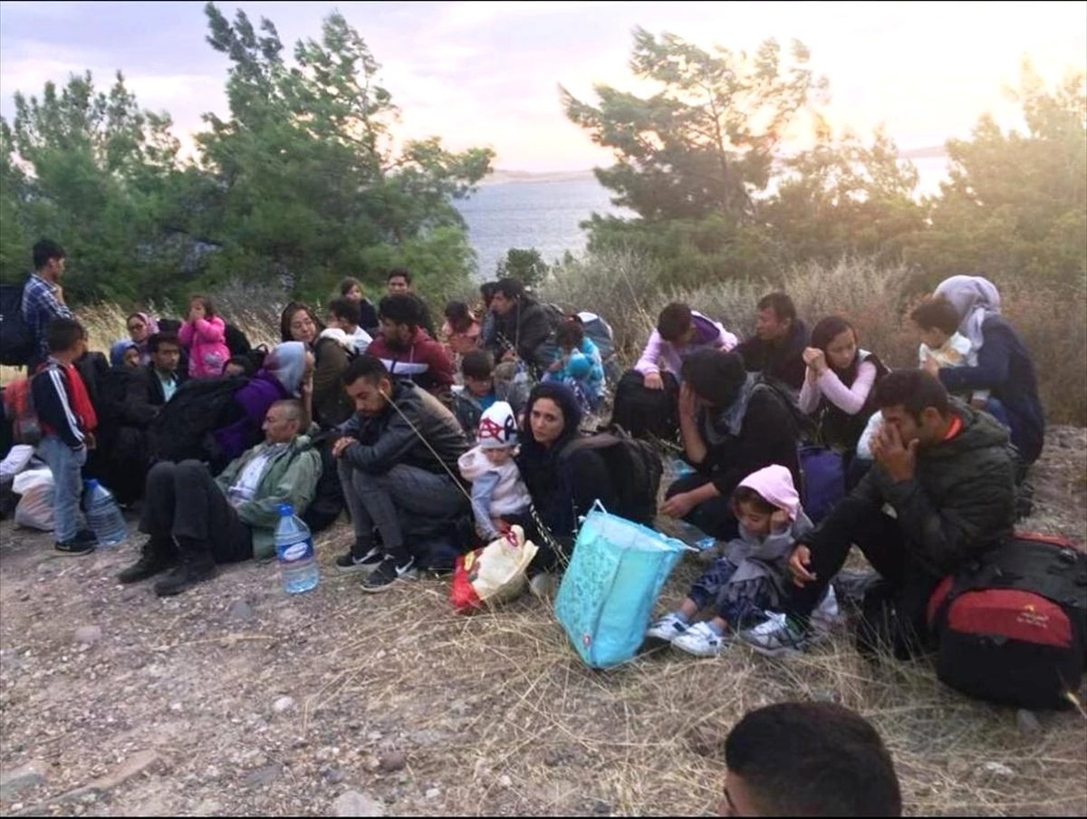 Balıkesir\'de 48 düzensiz göçmen yakalandı