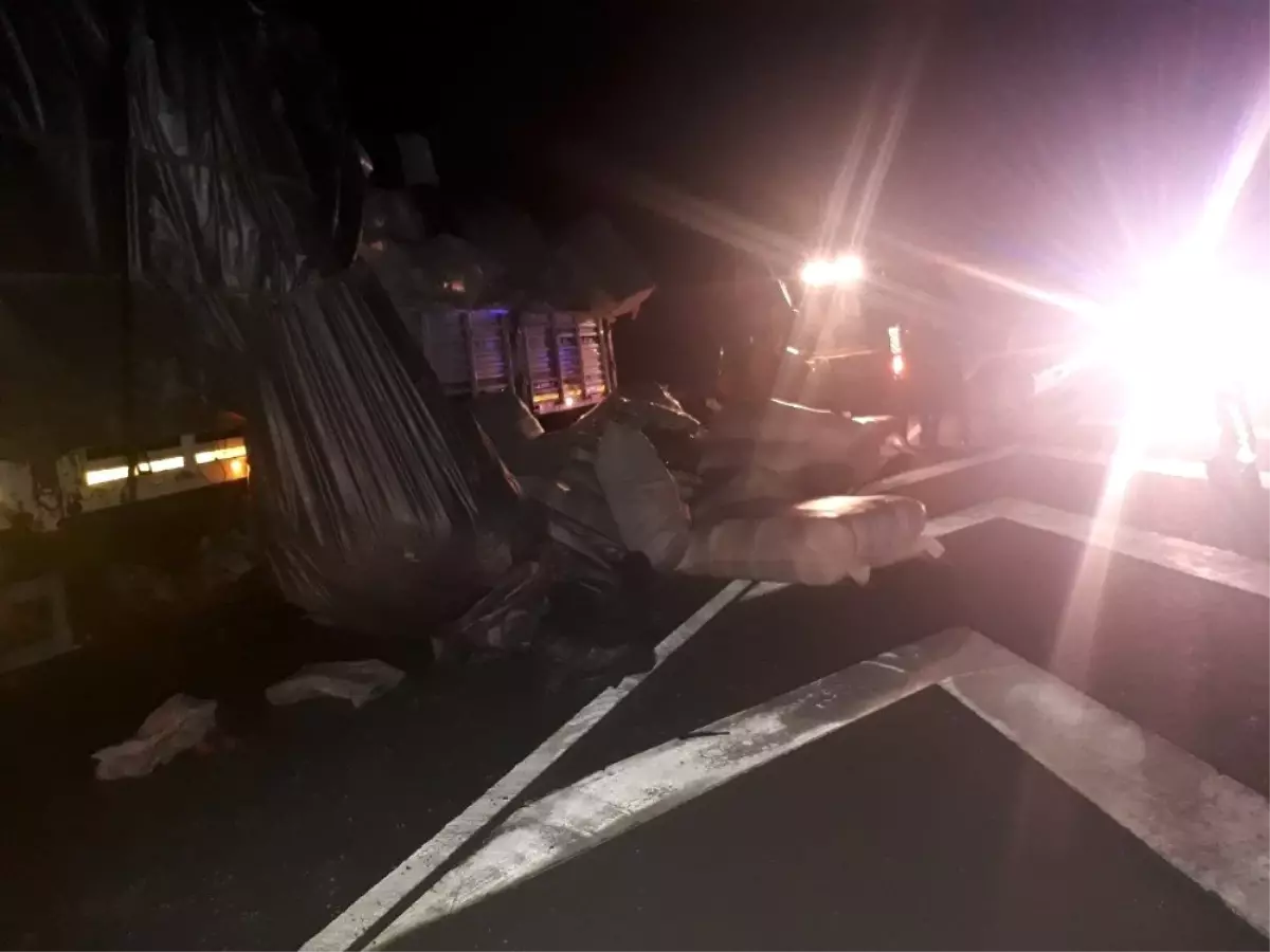 Trafik ekiplerinin dikkati olası bir kazayı önledi