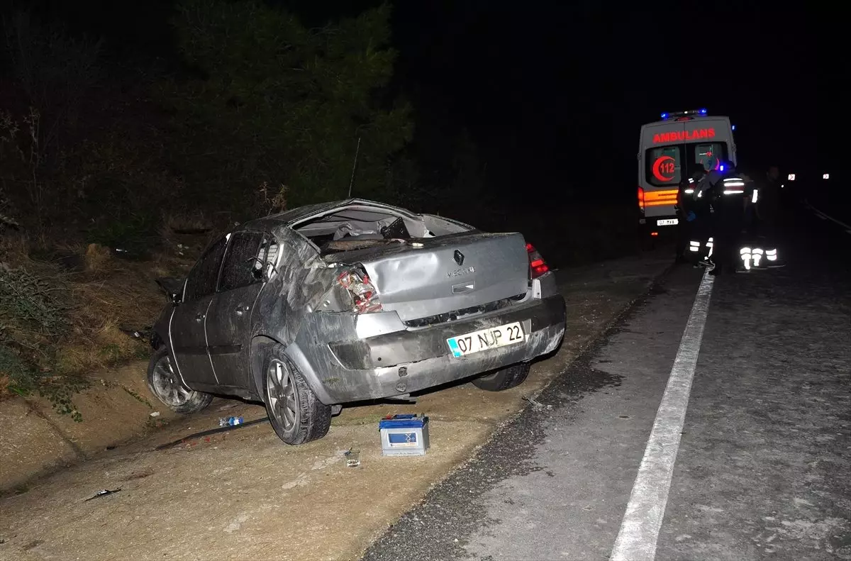 Antalya\'da trafik kazası: 1 ölü, 1 yaralı