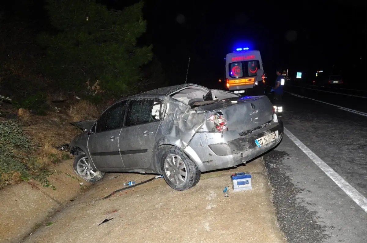 Antalya\'da trafik kazası: 1 ölü, 1 yaralı