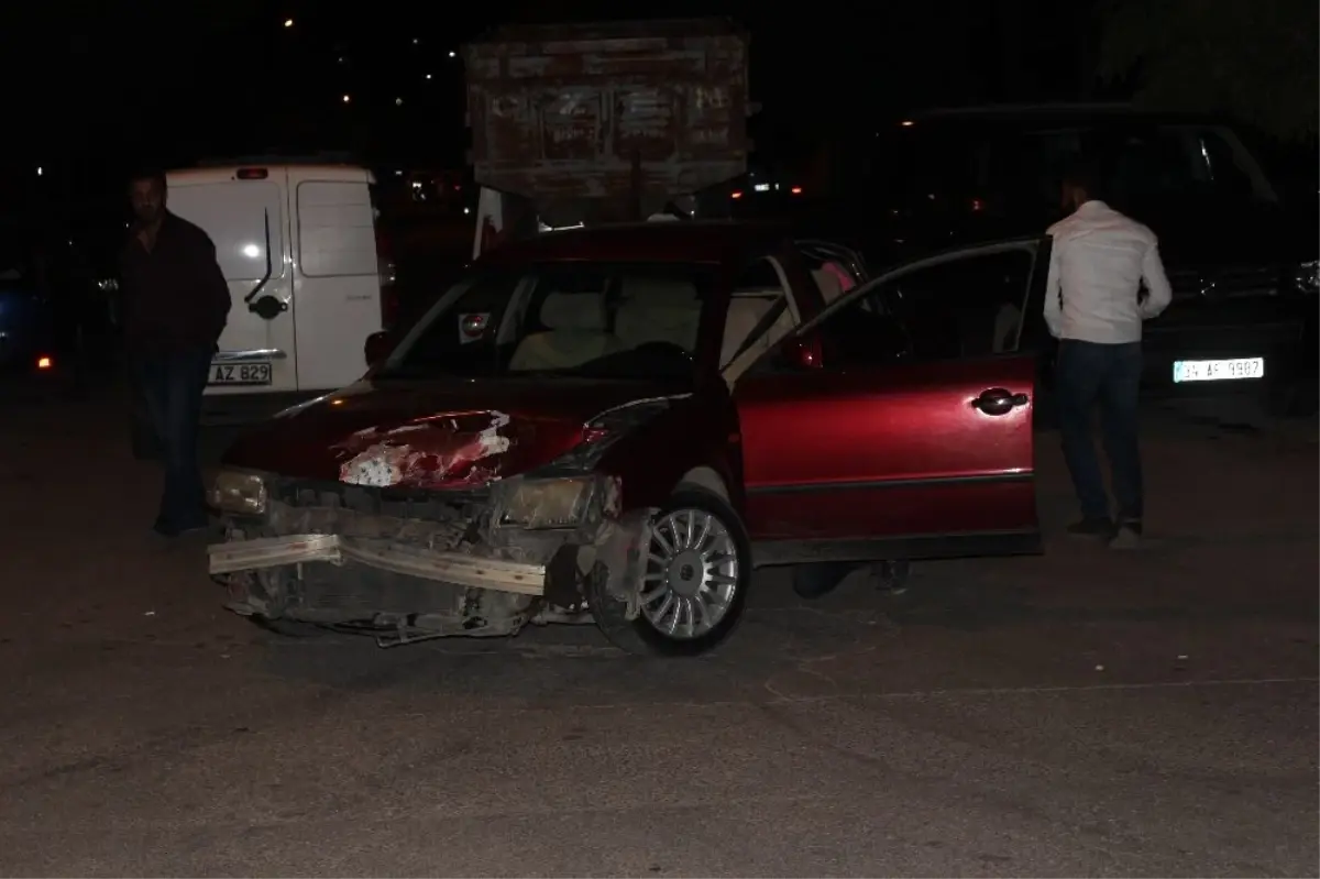 Polisten kaçtı, park halindeki araca çarptı yakalandı