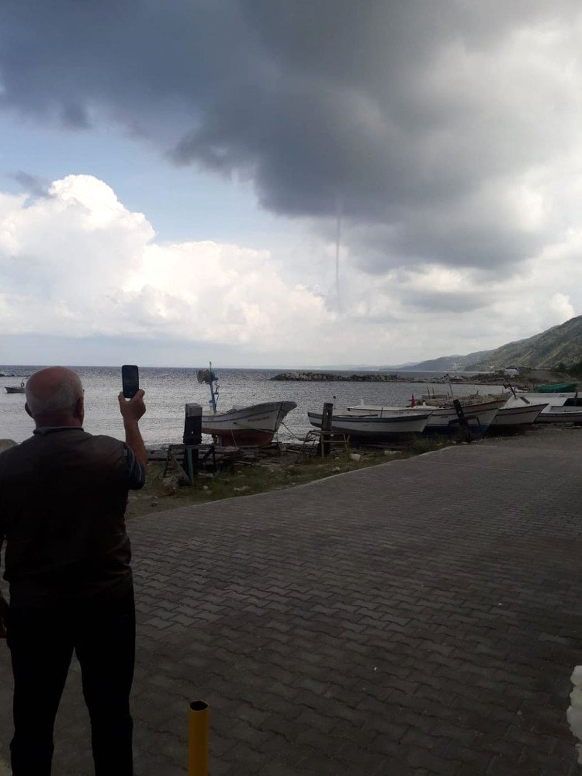 Sinop\'ta çıkan hortum korkuttu
