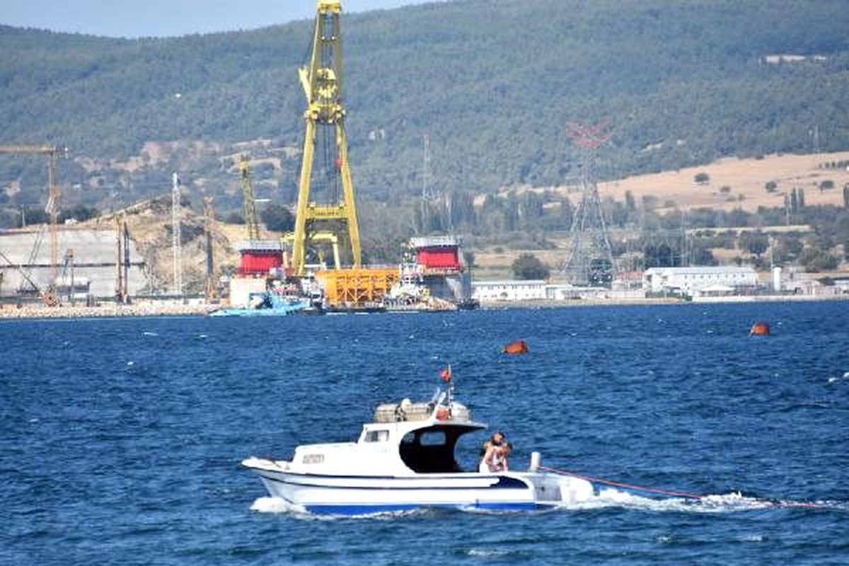 1915 çanakkale köprüsü ayakları bağ krişi montajı yapılıyor
