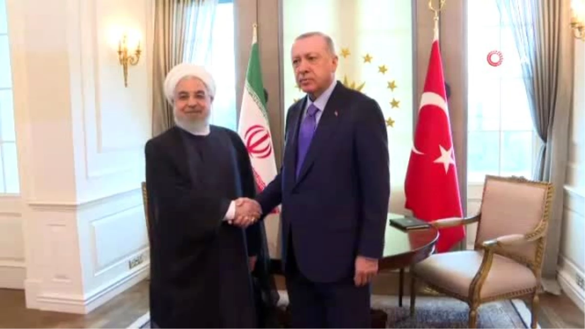 Cumhurbaşkanı Erdoğan, Ruhani\'yi Çankaya Köşkü\'nde kabul etti