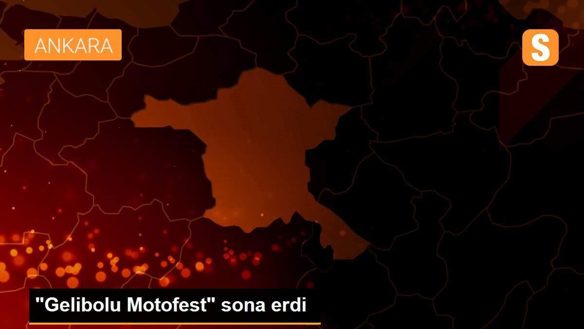 "Gelibolu Motofest" sona erdi