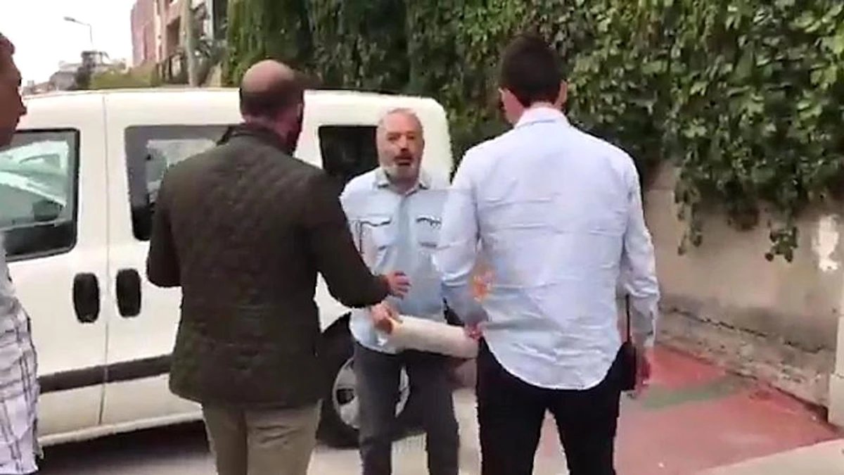 KHK\'lı Yıldırım Ak Parti binası önündeki eyleminde gözaltına alındı