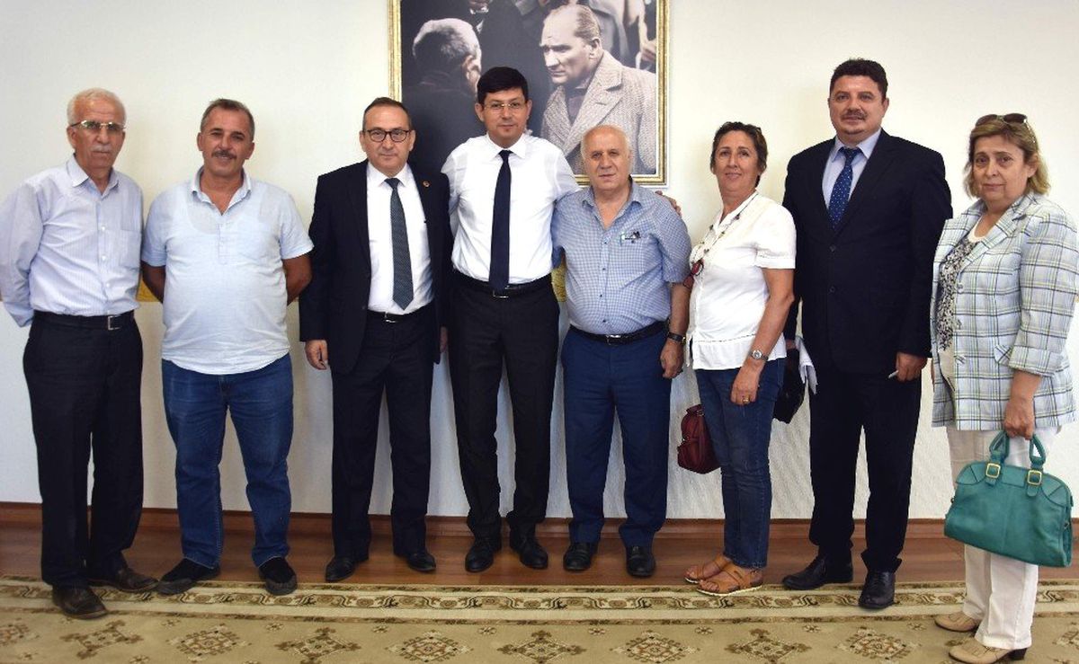Nazilli Kent Konseyi\'nden Başkan Özcan\'a ziyaret
