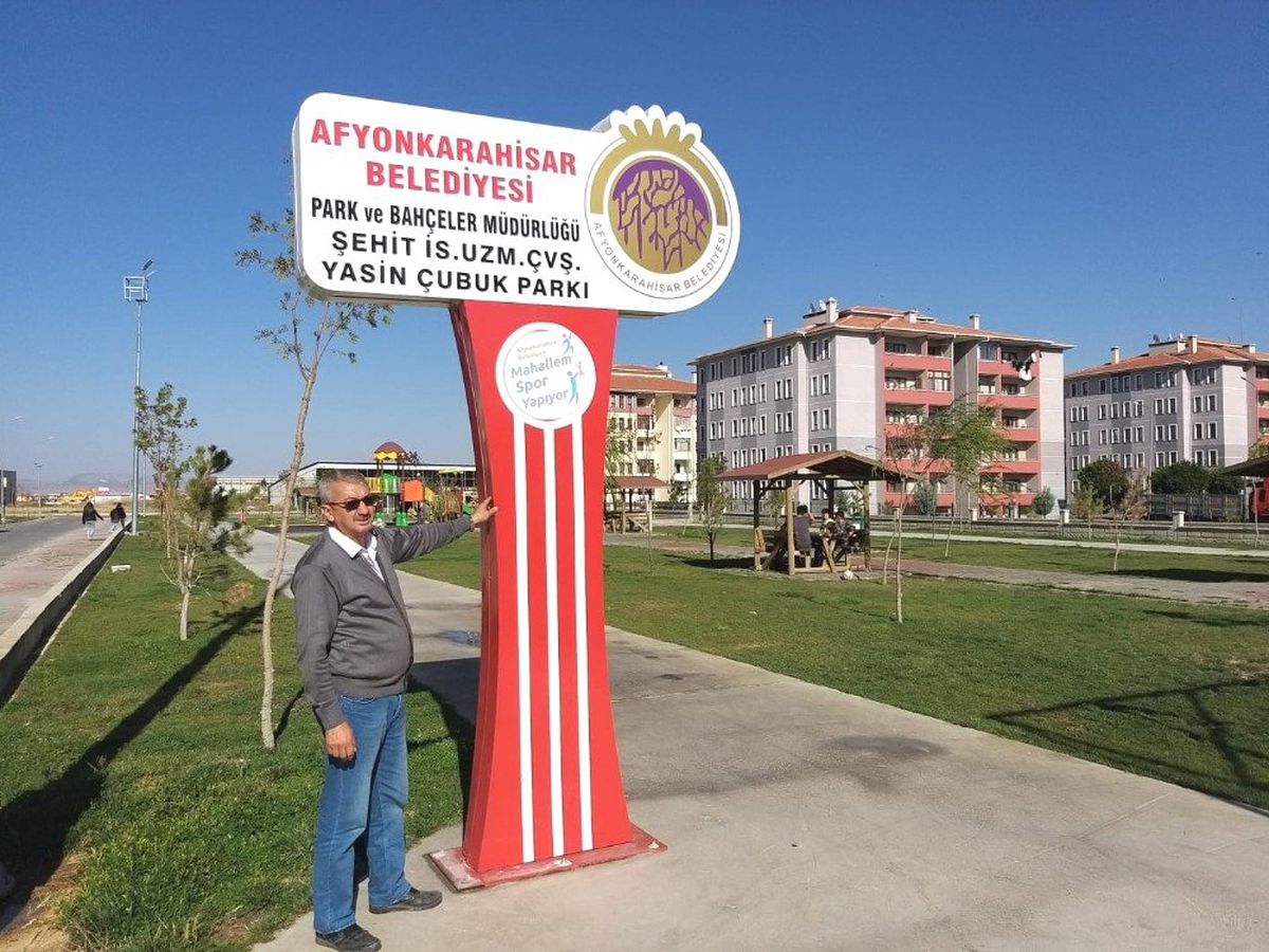 Şehit Yasin Çubuk\'un adı Afyonkarahisar\'da bir parka verildi