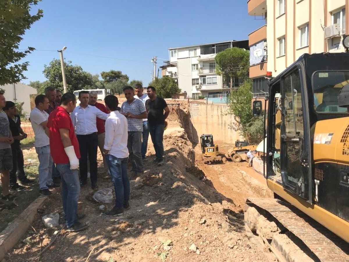 Torbalı\'da göçüğün yaraları sarıldı