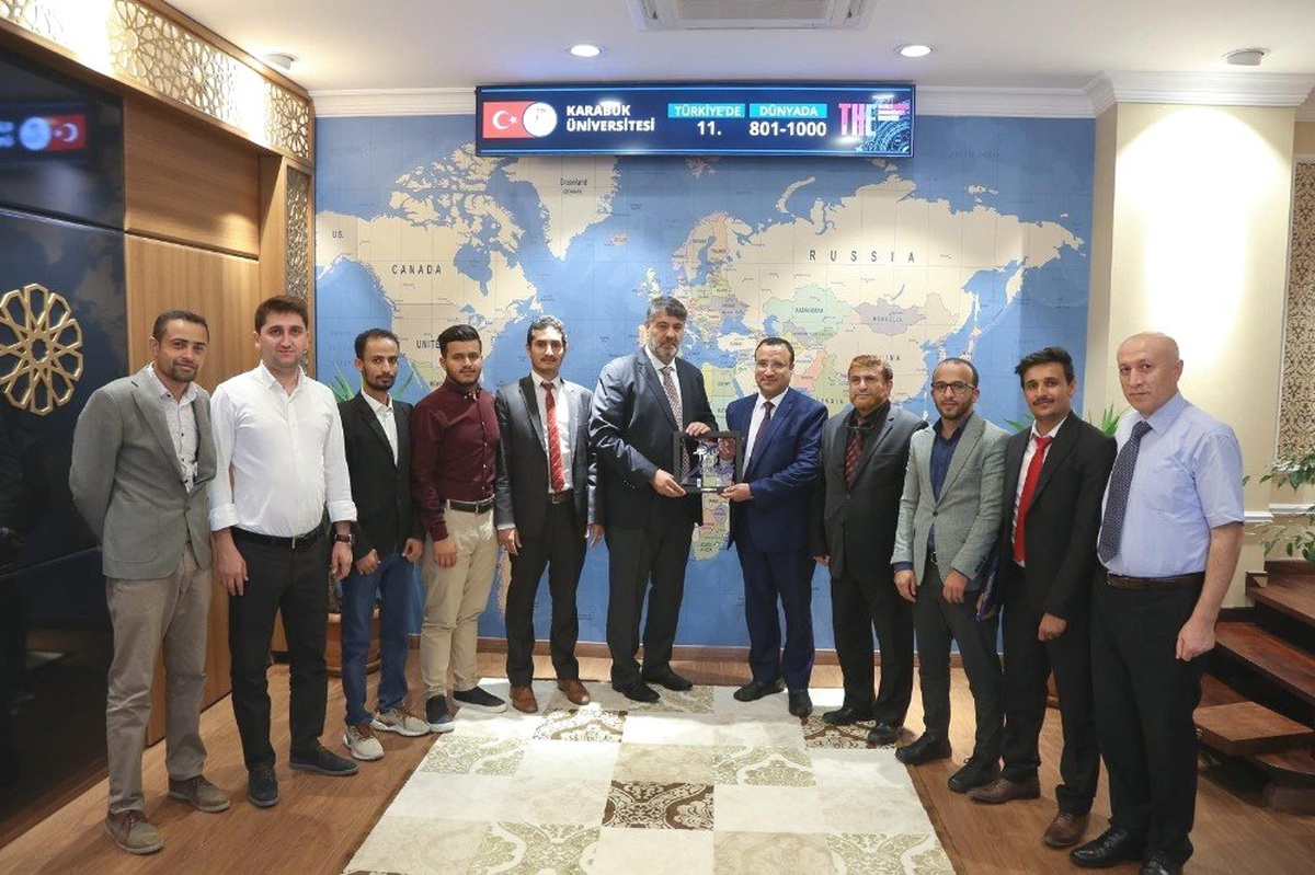 Yemenli Bakan Yardımcısından, Rektör Polat\'a ziyaret