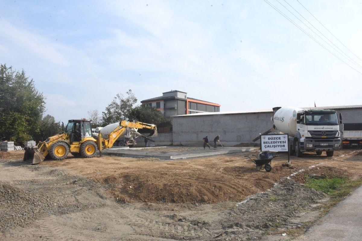 Yeni park için çalışmalar başladı