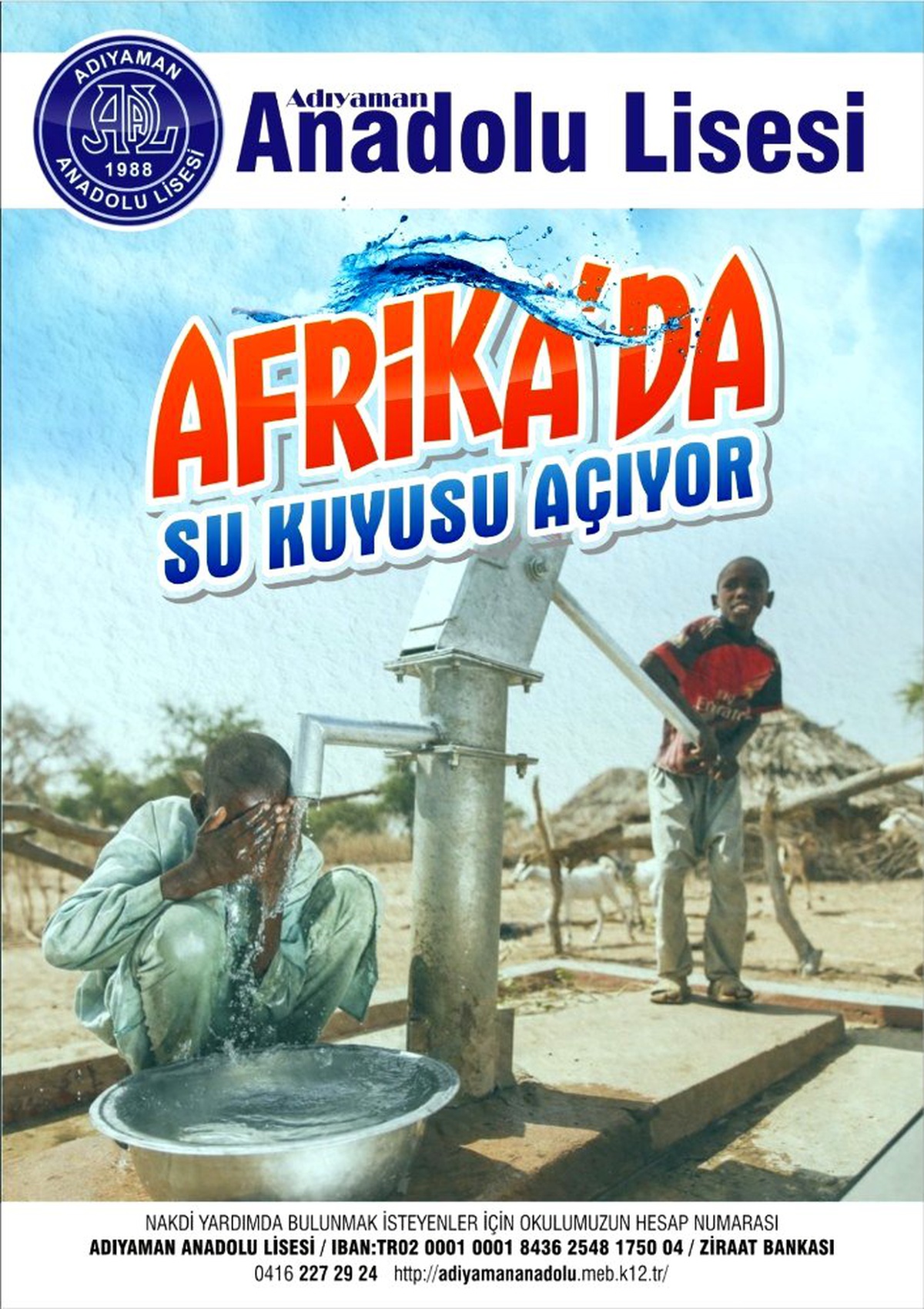 Anadolu Lisesi Afrika\'da su kuyusu açıyor