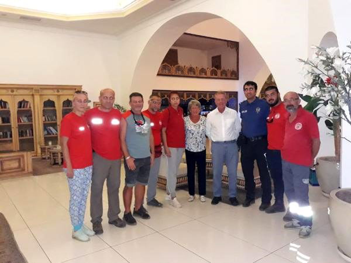 Bodrum\'da, ormanda kaybolan ingiliz turist otelde bulundu (2)