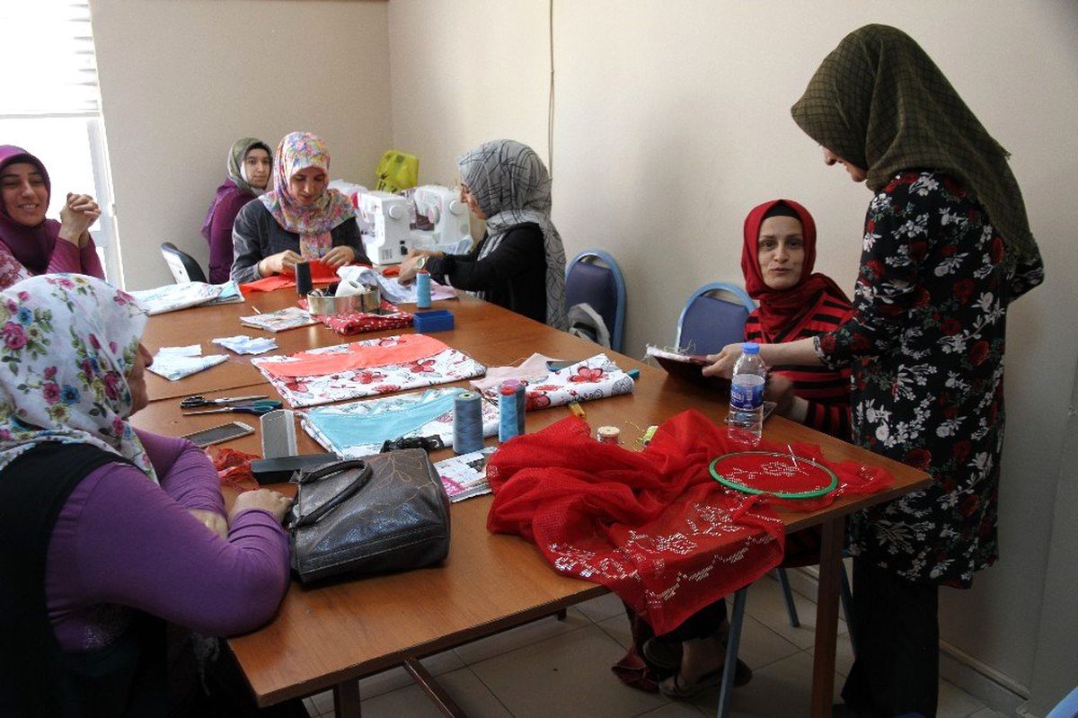 ÇATOM\'da kadınlar hem meslek sahibi olacak hem de başka kadınlara umut olacak