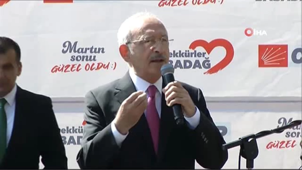 CHP Genel Başkanı Kemal Kılıçdaroğlu: "Önümüzde belki seçimler olacak.