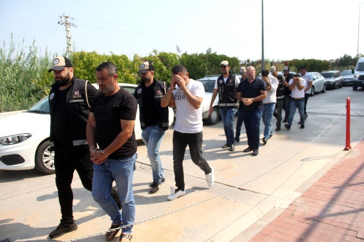 Çıkar amaçlı suç örgütü operasyonunda 6 zanlı adliyeye sevk edildi