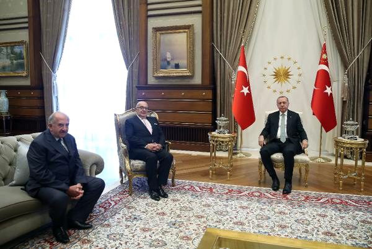 Cumhurbaşkanı erdoğan, tff başkanı özdemir\'i kabul etti