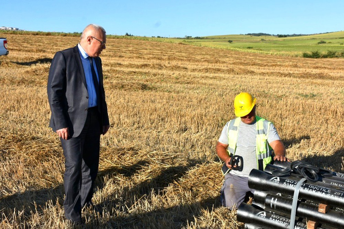 Deveci Mahallesi yeni içme suyu hattına kavuştu