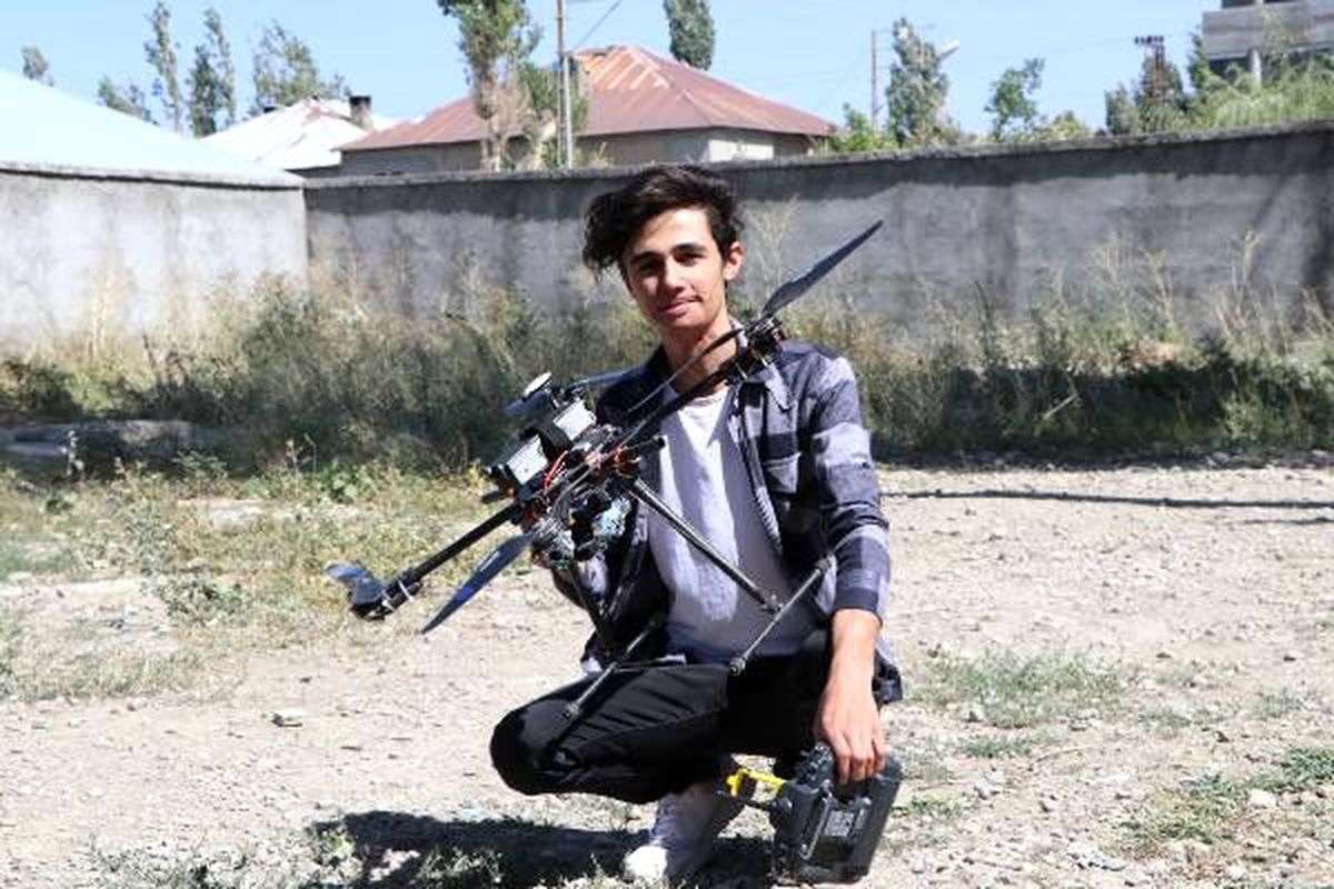 Drone yapan berdan teknofest yolcusu