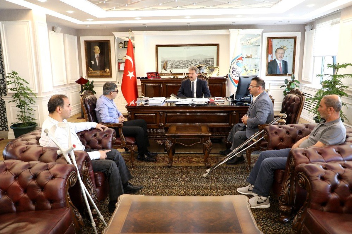 Melikgazi\'den Bedensel Engelliler Spor Kulübü\'ne Destek