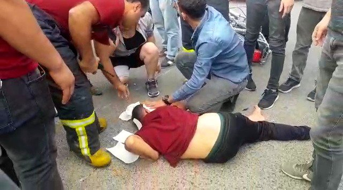 Otomobil ile motosiklet çarpıştı: 1 yaralı