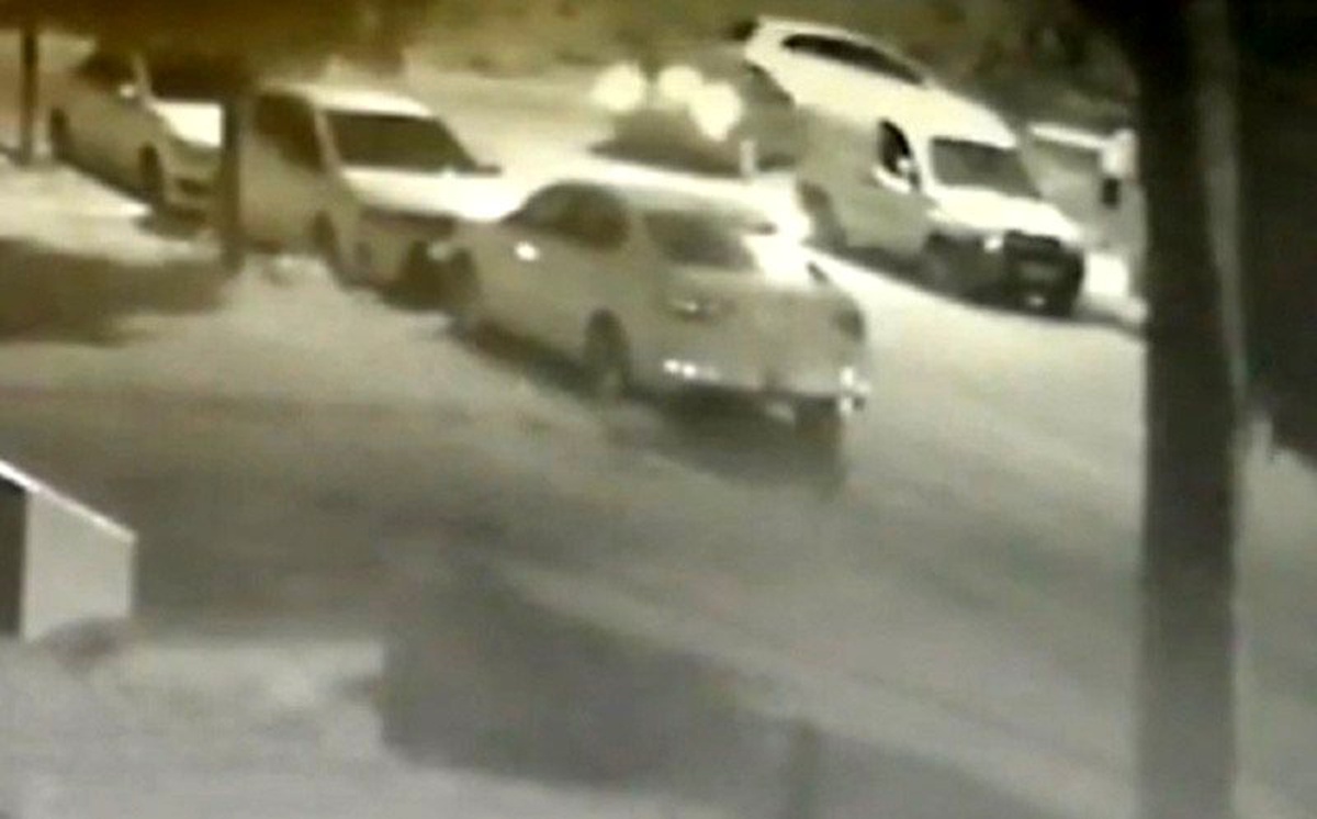 Polisten kaçarken kaza yapmıştı, o anlar güvenlik kamerasına yansıdı