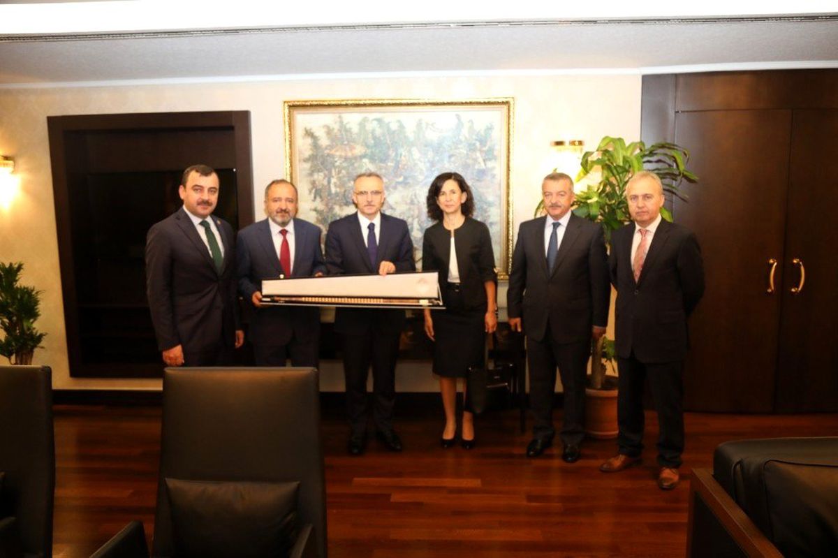 Rektör Çufalı, Ağbal ile bir araya geldi