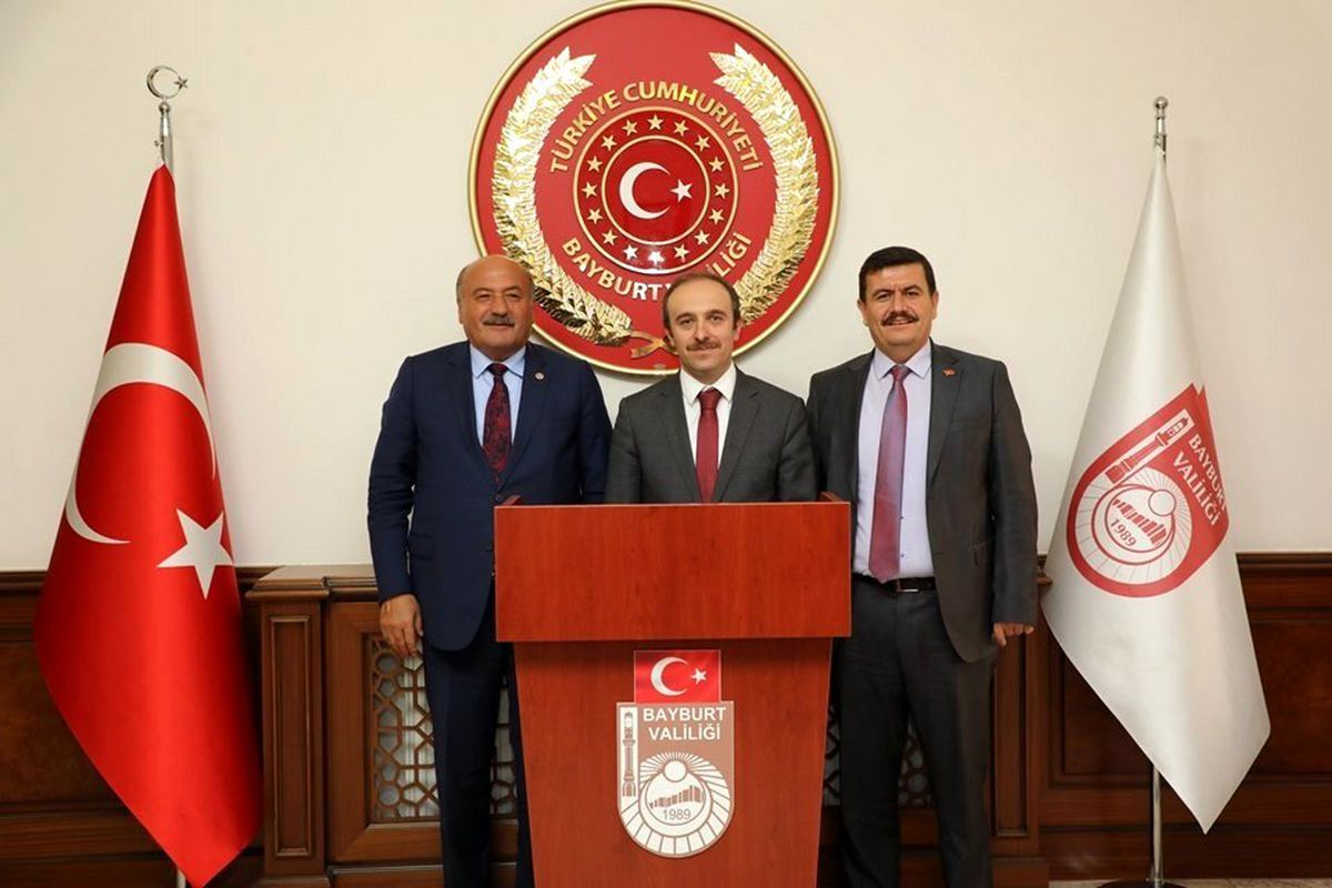 Vali Arslantaş\'tan Vali Epcim\'e hayırlı olsun ziyareti
