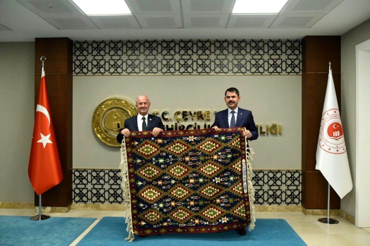 Başkan Akman\'dan Bakan Kurum ve Bakan Yardımcısı Alpaslan\'a ziyaret