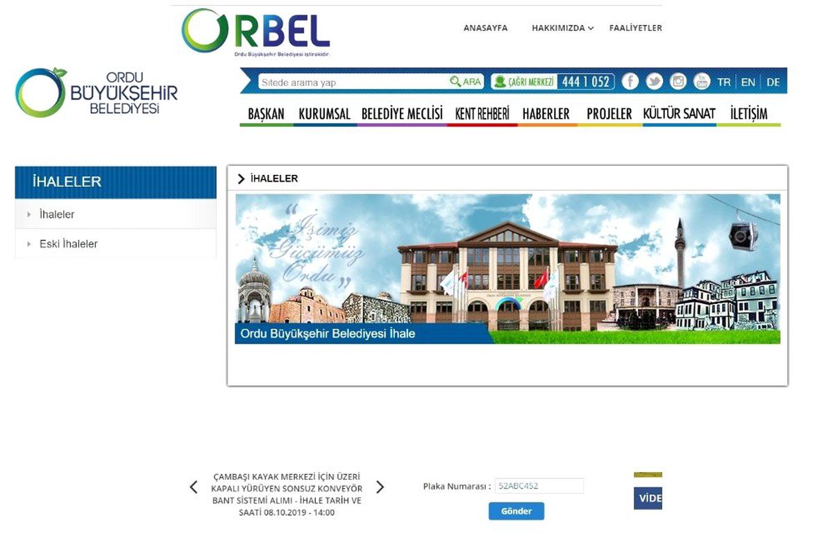 Büyükşehir ve ORBEL ihalelerinde şeffaf dönem