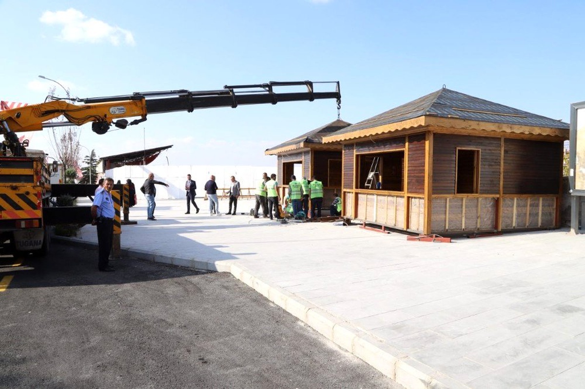 Gazi stadı çevresindeki düzenleme çalışmaları sürüyor