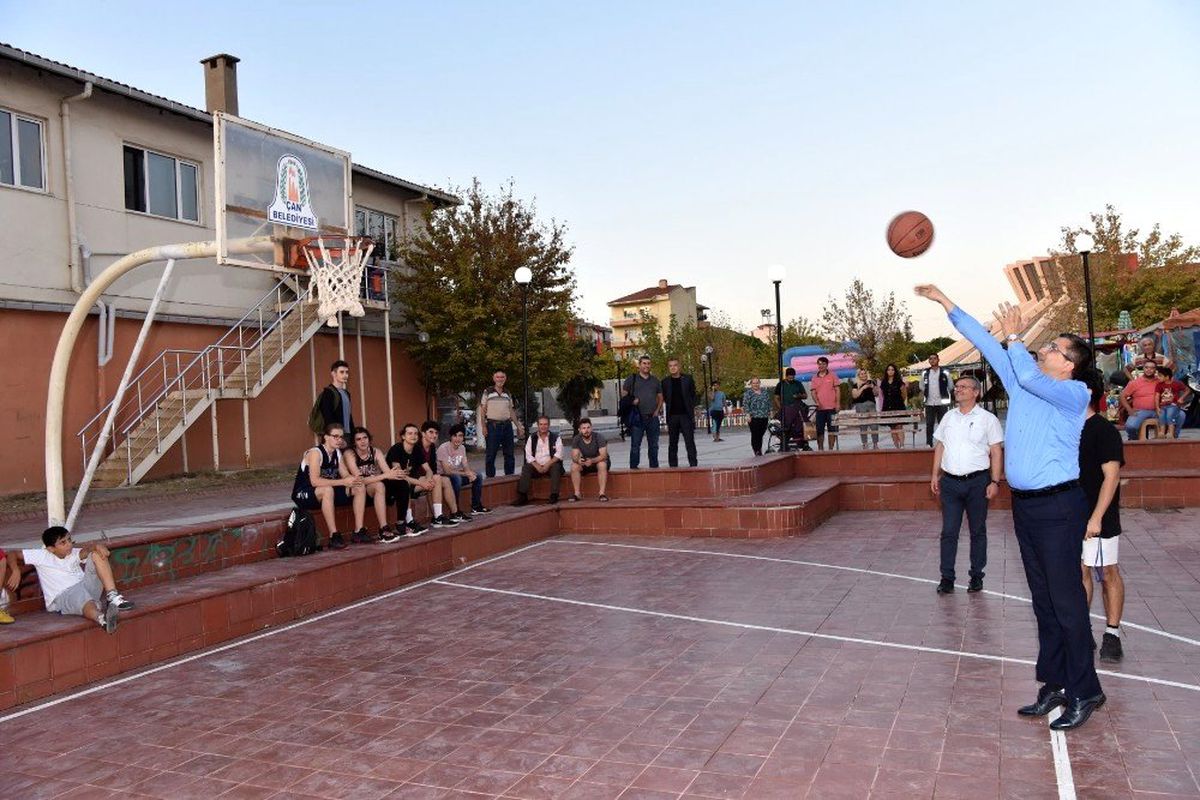 İlk atışı Başkan Bülent Öz yaptı